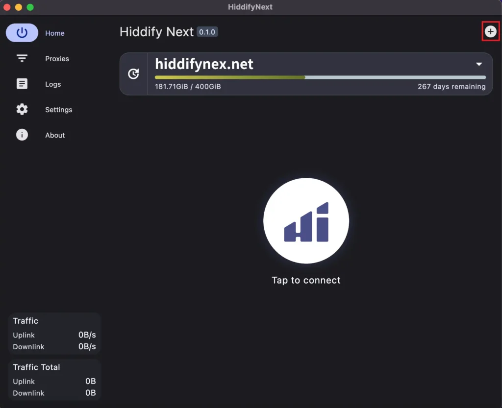 全平台科学上网客户端 Hiddify Next 安装与配置详解 10 Hiddify add new profile