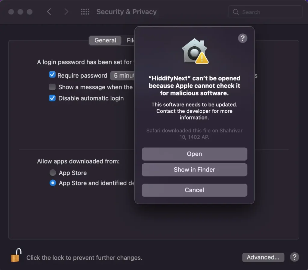 全平台科学上网客户端 Hiddify Next 安装与配置详解 16 install hiddify on MacOS step6